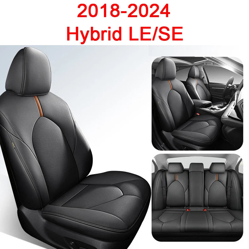 New Car Special Seat Covers 5 seats For Toyota Camry 2018 2019 2020 2021 2022 2023 2024  PU Cushion Car Seat Protection Cover