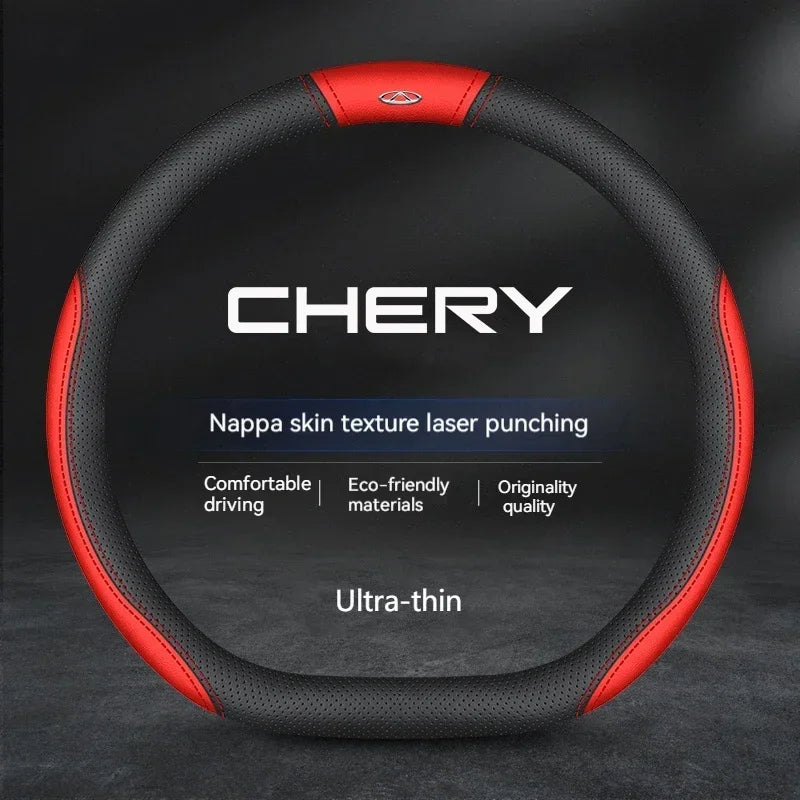 Suitable for Chery Series Arrizo Tiggo 7 4 3 5 Pro 8 Plus Car Suede Steering Wheel Cover Auto Accessories CM World