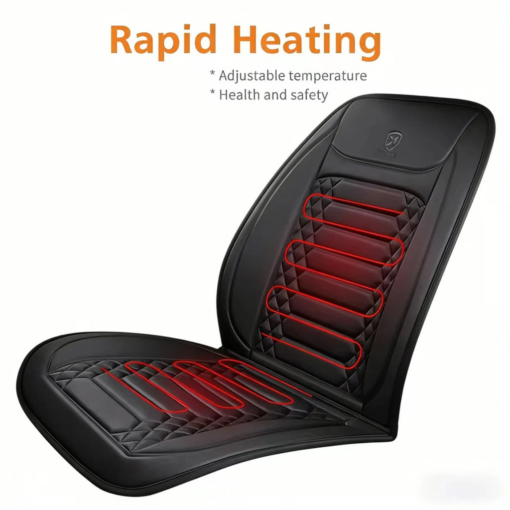 1/2pcs Winter Heated Car Seat Cover 12V Heating Warmer Car Seat Cushion Auto Universal Car Seat Protector Cloak Cover Pads Set CM World