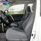 For Toyota Land Cruiser Prado J120 2003 2004 2005 2006 2007 2008 2009 Faux Leather Custom Car Seat Covers for 2 Front Seats