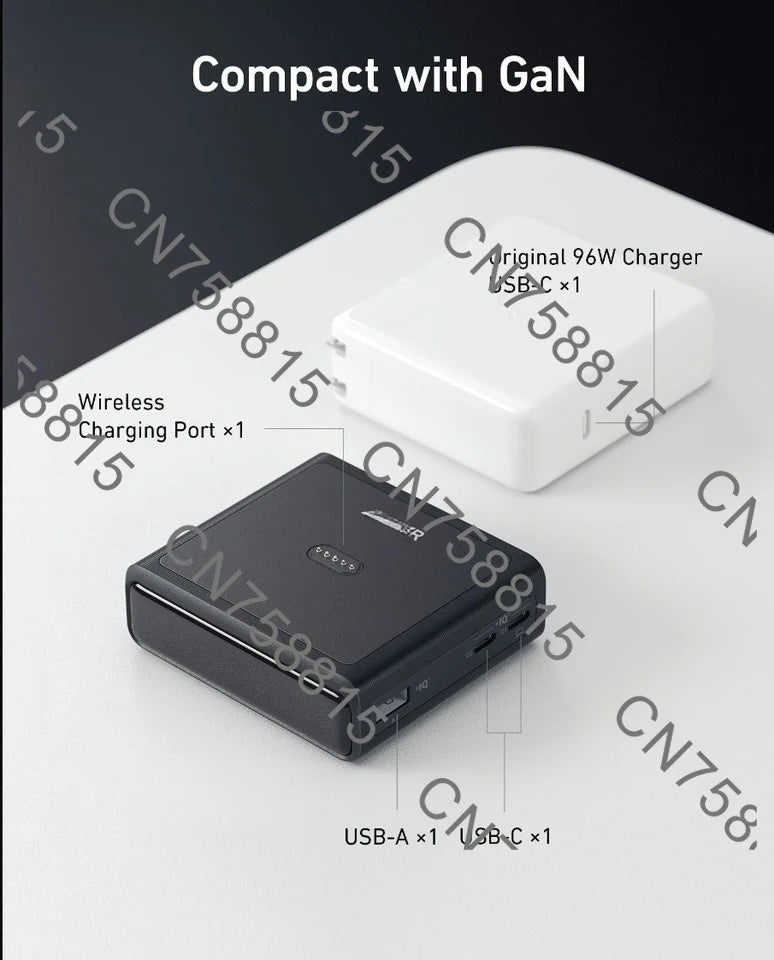 For Fast Charging Of  Prime Power Bank, With 4 Laptop Ports And Compatibility With MacBook，For Anker 100W Charging Base Is Used