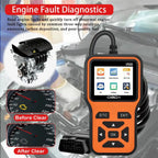 Car OBD2 Scanner Diagnostic Tool Code Reader, Car Voltage Tester Engine Fault Code Scanner, Charging Tester Diagnostic Tool V500 Car Mobile World