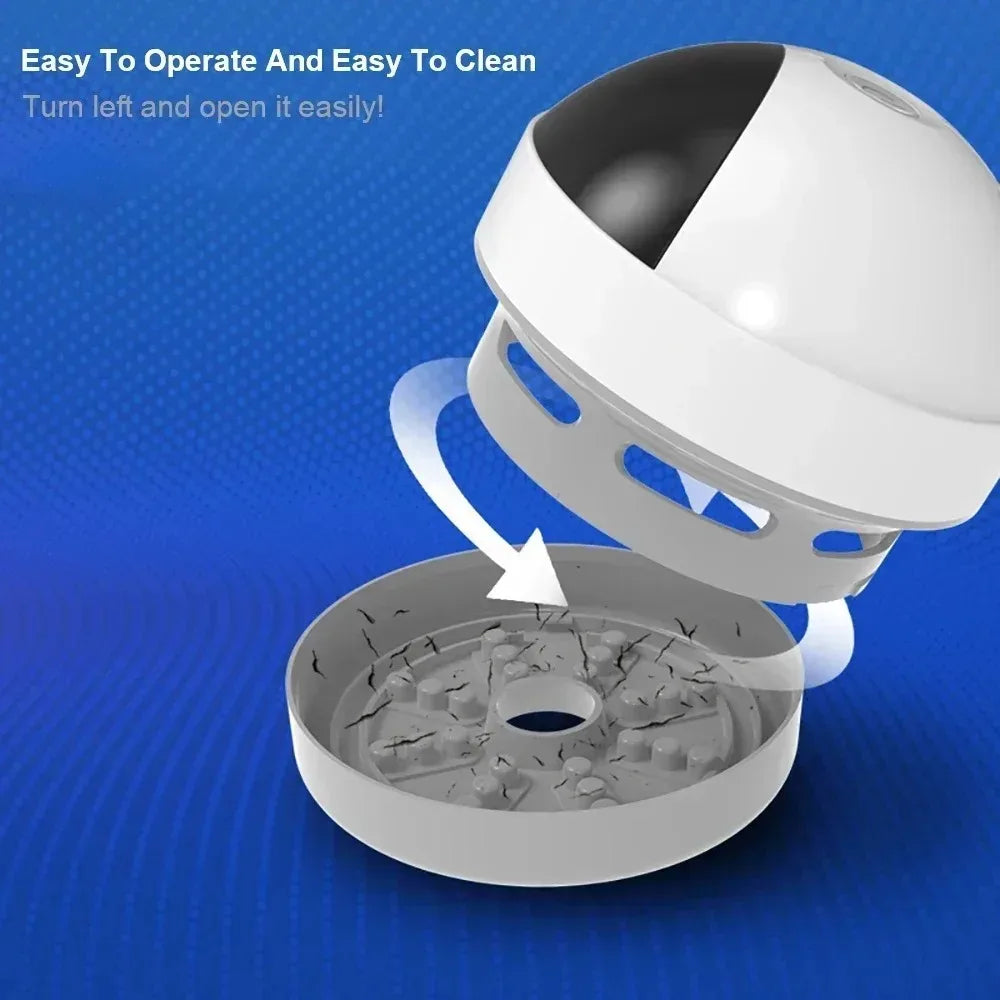 Latest Model  Wireless USB Rechargeable Desktop Dust Vacuum｜Mini Table Car Vacuum Cleaner With Detachable Nozzle Cleaning Tool