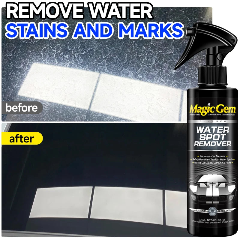 Automotive Water Stain Remover for the Removal of Water Stains and Watermarks on Car Glass and Paintwork, Safe on Paint & Glass