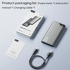 KUULAA 22.5W Power Bank 10000mAh Portable Charger PowerBank Fast Charging External Battery For iPhone17 16 14 Xiaomi poweer bank