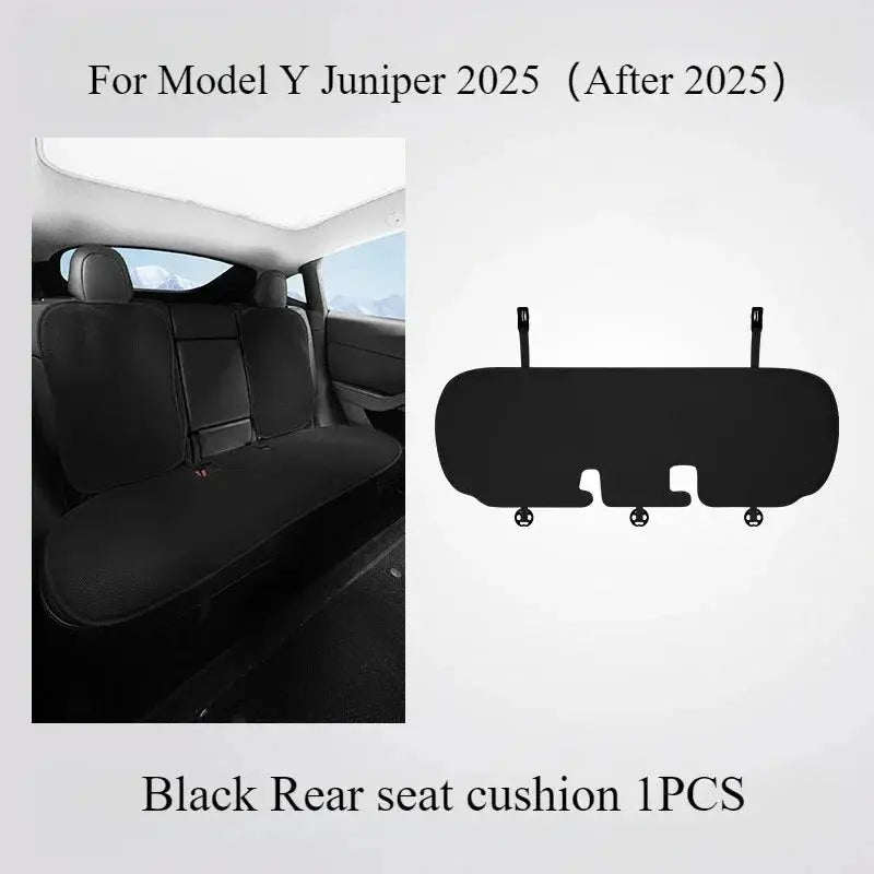 Ice Silk Seat Cushion for Tesla Model 3 Y Juniper 2025 Breathable Mat Seat Cover Cushion Replacement Pad Summer Car Accessories Car Mobile World