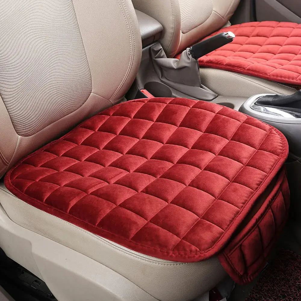 Universal Winter Warm Car Seat Cover Cushion Anti-slip Front Chair Seat Breathable Pad Car Seat Protector Seat Covers for Cars Car Mobile World