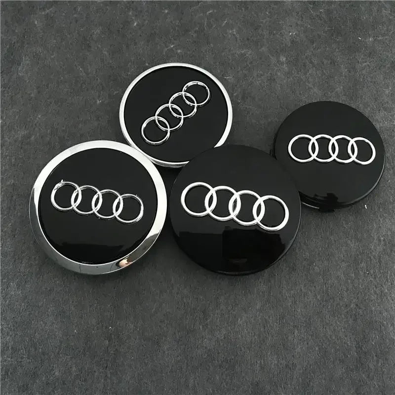 4pcs 60mm 61mm 68mm 69mm Car Styling Wheel Center Cap Hub Covers Badge 4B0601170 For Audi A3 A4 A5 A6 A7 A8 S4 S6 Accessories CM World