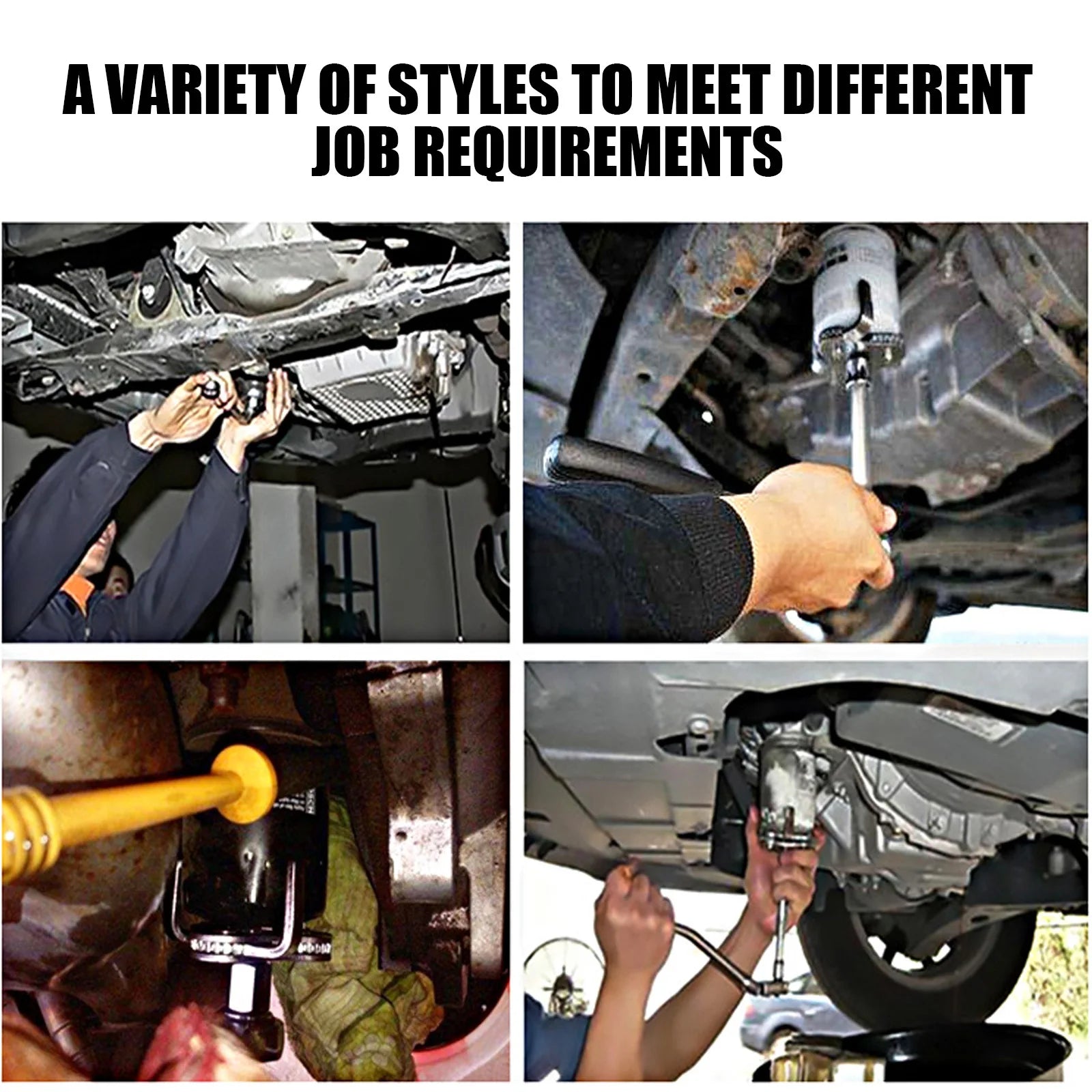 Adjustable 3 Jaw Oil Filter Wrench Universal Triangle Remover Auto Motorcycle Remover  Interface Wrench Tool for Audi Bwm Benz Car Mobile World
