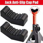 2pcs Rubber Jack Stand Pad Car Slotted Lift Jack Stand Rubber Pad Floor Adapter Frame Rail Pinch Lifting Repair Tools Universal CM World