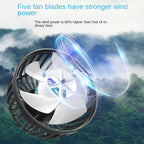 Car Fan  3-speed Car Seat Back Cooling Fan USB Charge Dual Head Fan 360 Degree Rotation Neck Cooler for Summer Car Accessories CM World