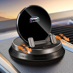 Electric Auto Scal Car Mobile Phone Holder Car Mount Cell Phone Holder Support For Car,360° Rotatable Dashboard With TouchButton