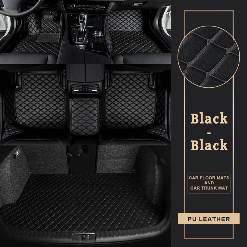 Full Set Car Floor Mats Trunk Carpet For Toyota Corolla 2007-2026 Waterproof Anti Slip Easy Clean Front Rear Covers Accessories