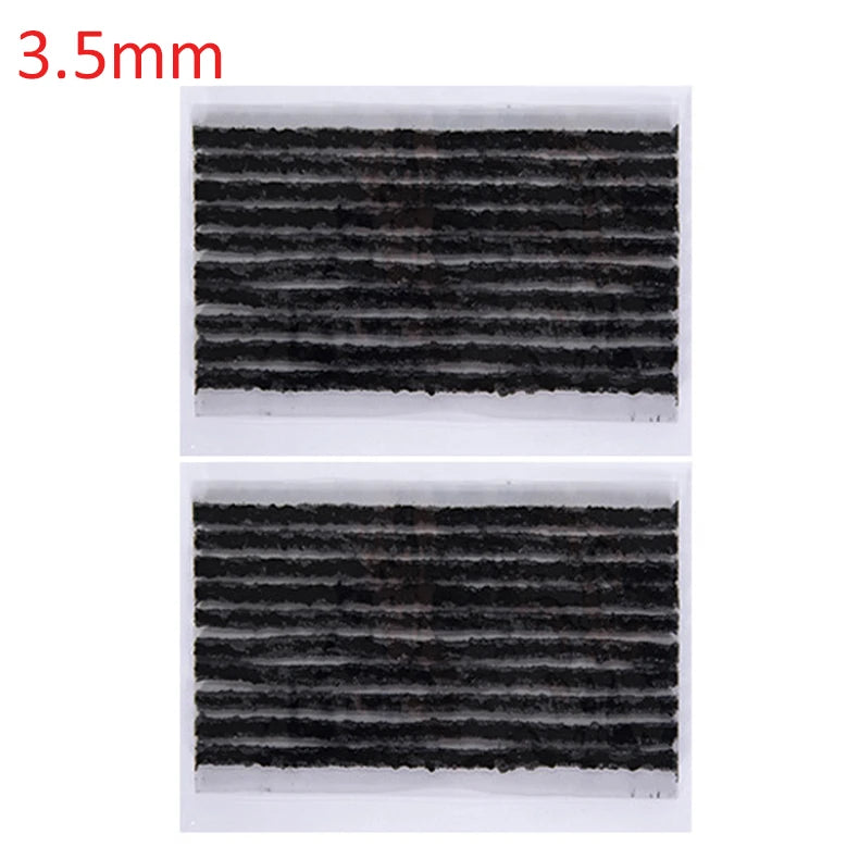 Tire Repair Strips 6mm/3.5mm Car Motorcycle Bike Tyre Puncture Repairing Stiring Glue Rubber Strips Tools Plug Car Accessories