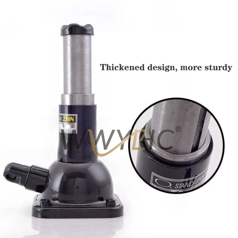 NEW High Quality Screw Jack Double Section 2 Tons Vertical Hand Jack Vehicle Maintenance Mechanical Top Mine Professional Top