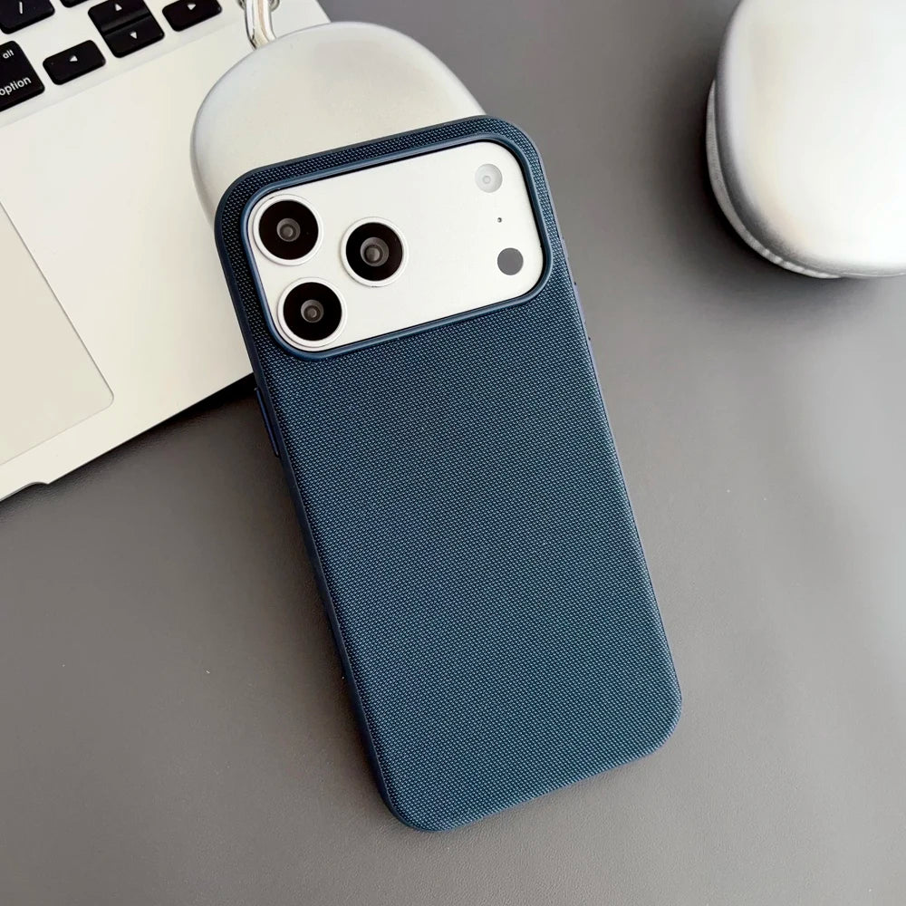 Magnetic TechWoven Case For iPhone 18 17 Pro Max 16 15 14 Plus For Magsafe Wireless Charging Technology Woven Shockproof Cover Car Mobile World