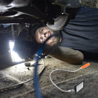 Inspection Mirror with LED Lighting and Bendable Design for Vehicle Maintenance Mechanic Repair Work Inspection Mirror CM World