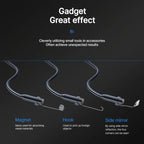 1080P HD Industrial Endoscope Camera with 4.3' IPS Screen 8mm Waterproof Borescope for Car Engine Sewer Pipe Inspection