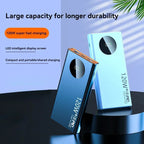 500000mAh Power Bank 120W Super Fast Charging PD20W Dual Way Digital Display Airplane Safe CCC For iPhone Samsung Xiaomi Car Mobile World