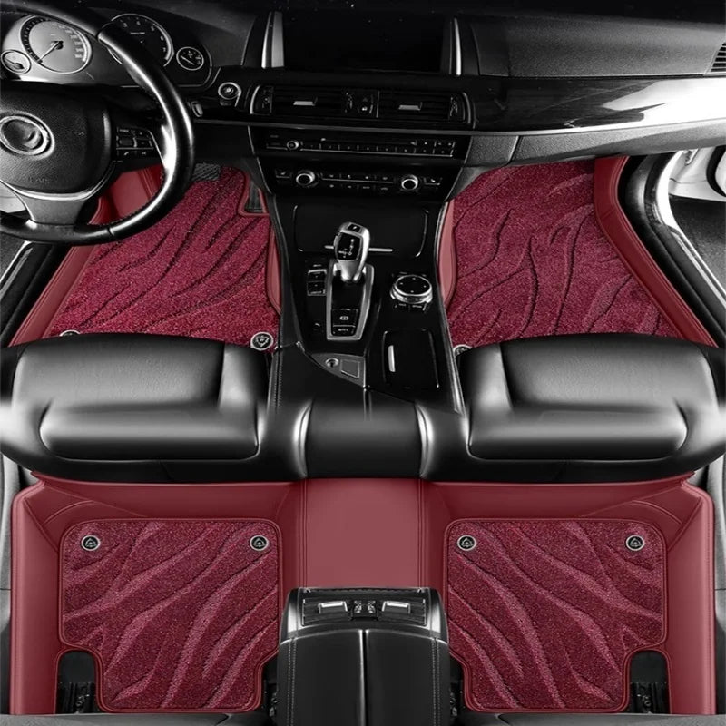 5D Custom Car Floor Mats For Mercedes Benz S-CLASS W221 W222 W223 Z223 V223 Auto Carpets Double Layer Foot Coche Floor Blanket