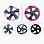 For Tesla Model Y Juniper 2025 HubCap 19 Inch Wheel Caps Auto Performance Replacement Hub Cap Full Rim Cover Accessories 4PCS CM World