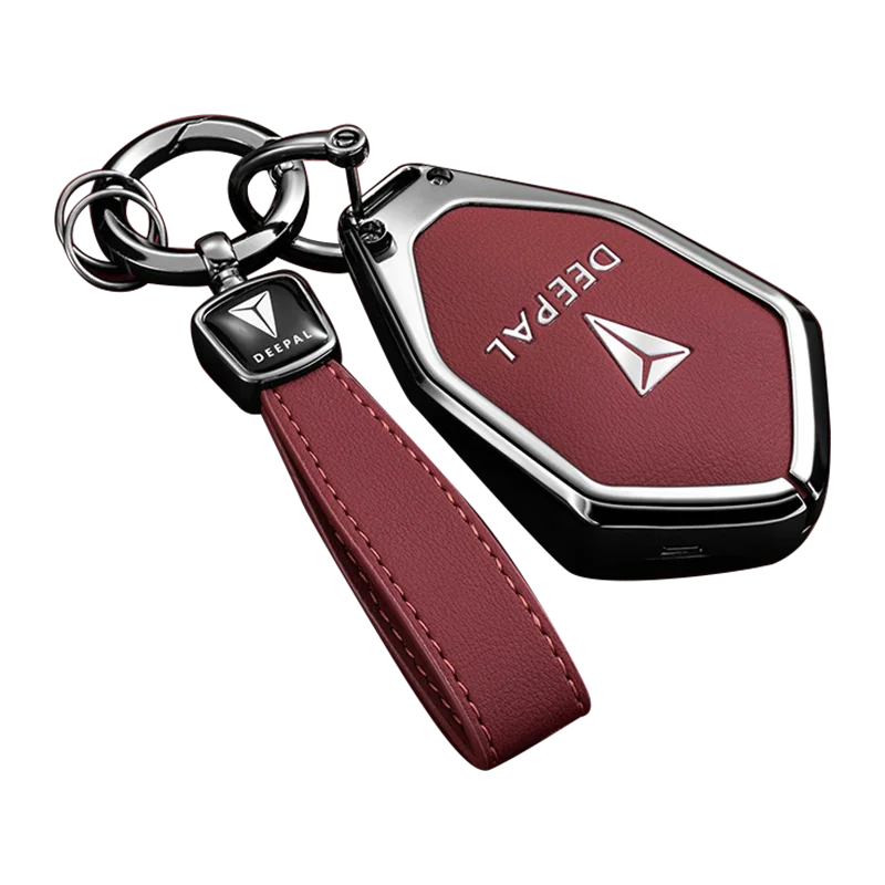 Car Key Case for Changan DEEPAL S7 S07 G318 S09 S05 L07 SL03 Shenlan Zinc Alloy Fob Keychain Cover Shell Ring Holder Accessories