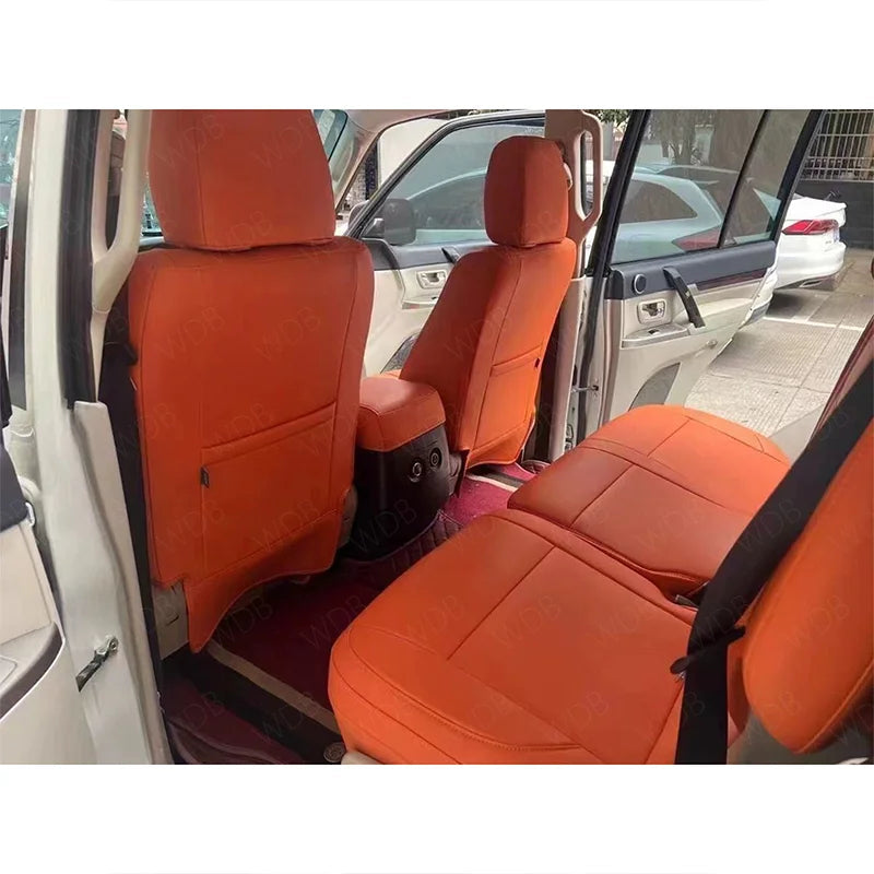 Custom Fit for Mitsubishi Pajero 2008 2009 2010 2011 2012 Truck Car Seat Covers 5 Seats Full Set Premium Synthetic Leather Car Mobile World