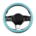 Motoptes Car Anti-Slip Leather Steering wheel Cover Universal car Steering Wheel Protective Cover Fashion Style 38cm Pink CM World