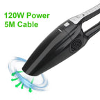 Portable Car Vacuum Cleaner High Suction Dry and Wet Dual-use  Vacuum Powerful Mini Vacuum Cleaner Suitable for Car Interiors CM World