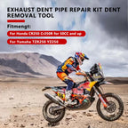 TwoStroke Motorcycle Exhaust Dent Repair Kit Dent Removal Tool for Air Pressure Exhaust Pipes Motorcycle Repair Tool CM World