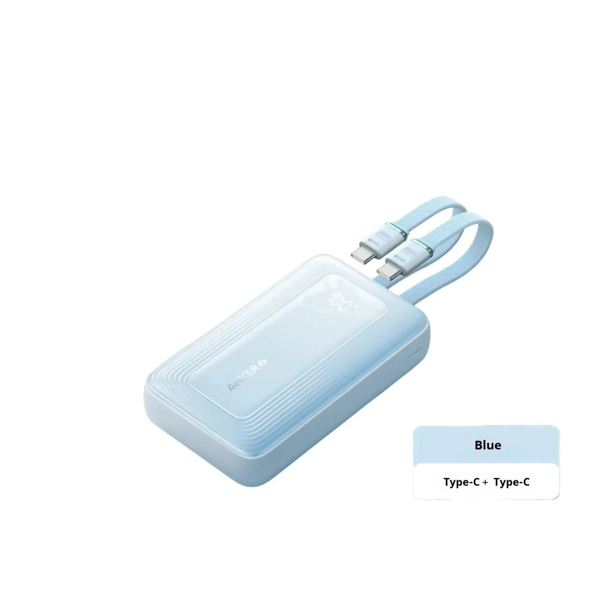 Anker Power Bank 20000mAh 45W Fast Charging Built-in Cable MFi Certified 3C Certified Airline Approved for iPhone 16 and 17 Safe Car Mobile World