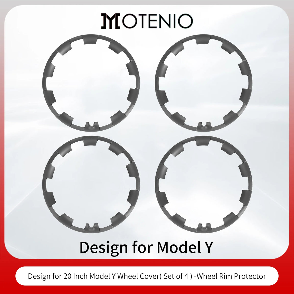 20inch Hub Ring Protection Wheel Cover Design For Tesla Model Y 2020-2024 Hight Performance Protective Full Rim Cover Accessorie