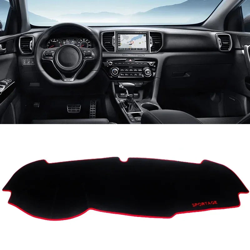 For Kia Sportage 4 QL 2016 2017 2018 2019 2020 2021 2022 Car Dashboard Sunshade Anti-UV Anti-Dirt Carpet Protect Mat Accessories