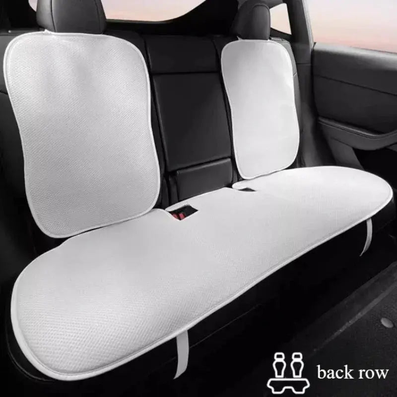Ice Silk Seat Cushion for Tesla Model 3 Y Juniper 2025 Breathable Mat Seat Cover Cushion Replacement Pad Summer Car Accessories Car Mobile World