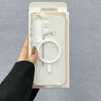For Samsung Galaxy S26 Ultra S26+ 5G Case Hard Matte Magnetic MagSafe Luggage Stripe Slim Cover For Galaxy S26 Plus Shell Bumper