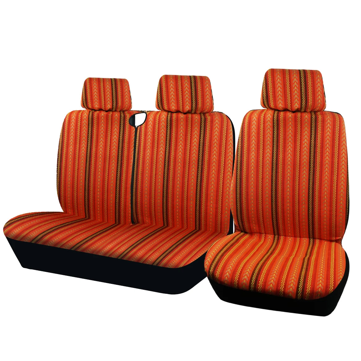 2+1 Universal Striped Color Car Seat Covers For Iveco Daily For Ford Transit For Sprinter 02 For  An Opel Vivaro 2006