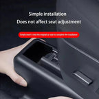For Tesla Model Y Juniper 2025 2056 Under Seat Corner Guard Seat Slide Rail Protector Cover Anti-Kick Decor Flocking Accessories CM World