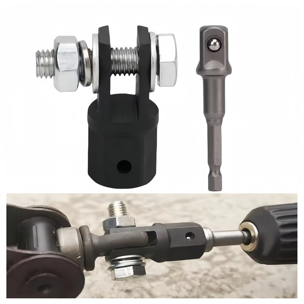1/2 Inch Scissor Jack Adapter Chrome Vanadium Steel Ratchet Wrench Socket Truck Car Tire Change Tool CM World