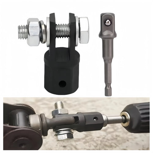 1/2 Inch Scissor Jack Adapter Chrome Vanadium Steel Ratchet Wrench Socket Truck Car Tire Change Tool CM World