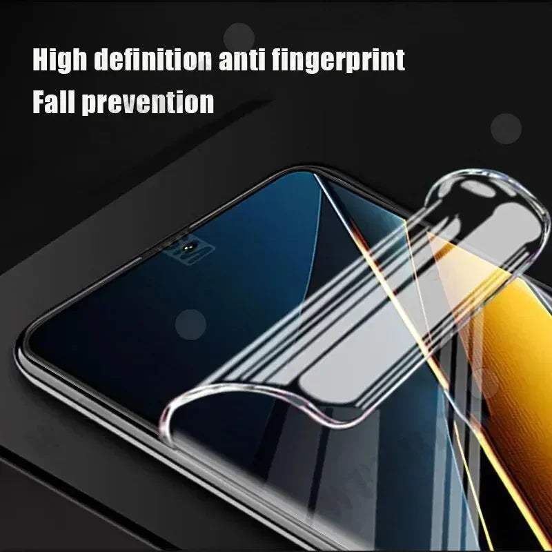 5 Pcs Hydrogel Film For Xiaomi Redmi Note 15 14 13 12 Pro Plus Poco X7 X6 Pro Xiaomi 15T 14T 13T Pro Full Cover Screen Protector Car Mobile World