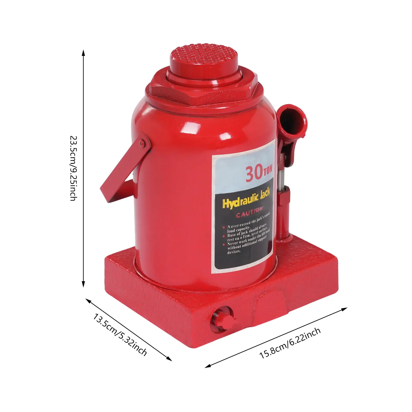 30 Ton Hydraulic Bottle Jack Heavy Duty Automotive Lifting Equipment With High Capacity And Durability CM World