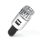 Car Air Purifier Mini Negative Ion Purifier Dual USB Car Charger USB Car Air Freshener Air Purifier Oxygen Bar Air Freshener CM World
