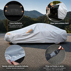 Heavy-duty Waterproof Car Cover All-Weather Outdoor Dust UV-Protective Fit for Hatchback Sedan SUV Full Kayme Car Accessories Car Mobile World