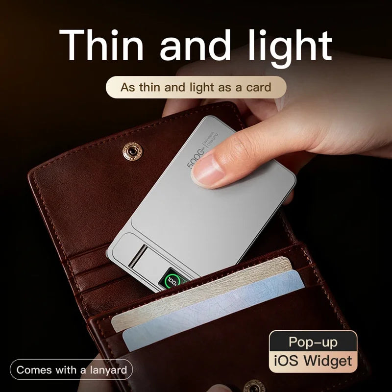 Lenovo 500000mAh Magnetic Power Bank Wireless Fast Charger For Magsafe Portable Auxiliary Battery Pack For iphone Samsung Huawei