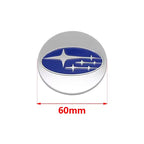 60mm 4pcs/set Car Wheel Center Hub Caps For SUBARU WRX STI Forester Legacy Outback BRZ XV Impreza emblem badge hubcapAccessories CM World