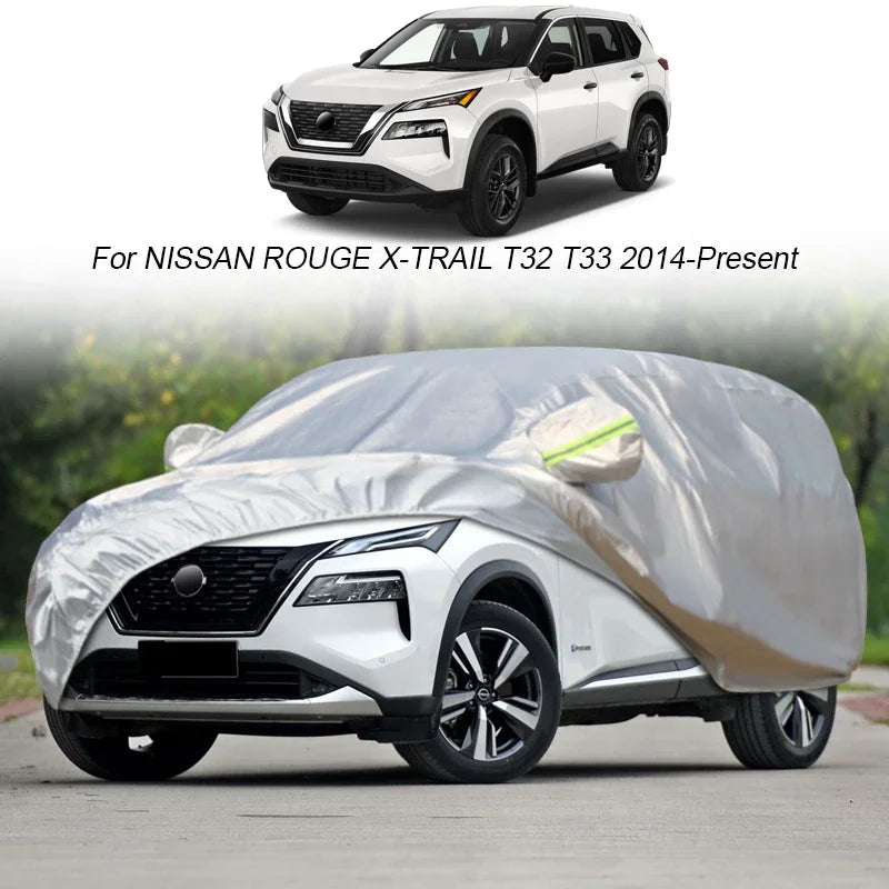 For Nissan ARIYA JUKE KICKS MURANO Pathfinder Patrol Y62 Y63 Qashqai Rogue Terra Rouge Rain Frost Snow Dust Waterproof Car Cover Car Mobile World