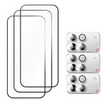 Fingerprint unlock For Honor Win Screen Protector 9H Clear tempered glass film with Soft fiber Camera film