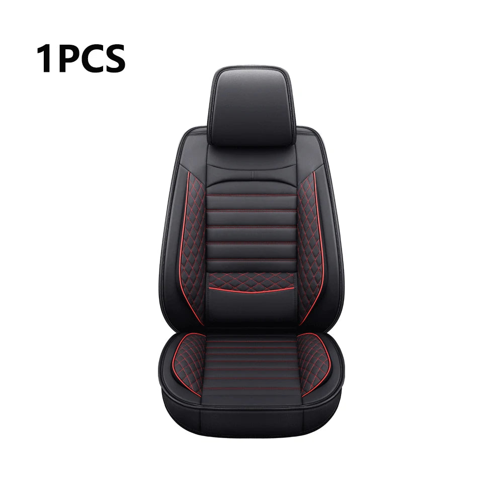 Elegant Universal Faux Leather Car Seat Cover by Tand: Easy-Clean, Comfort Design, Fits Major Models - Enhance Your Car's CM World