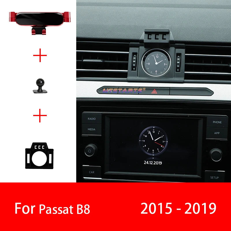 Car Phone Holder Mobile Mount Stand For Volkswagen Passat B7 B8 B9 2011-2023 Adjustable GPS Special Navigation Bracket CM World