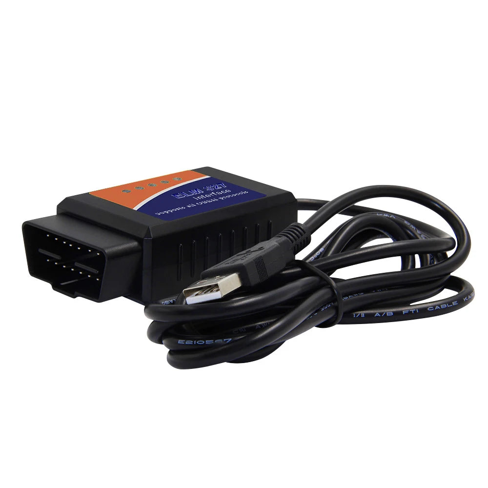 ELM327 USB V1.5 Car OBD2 Diagnostic Tool PIC18F25K80 OBDII Interface Scanner CAN Auto Code Reader ELM327 Interface For ScanTool